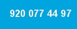 920 077 44 97 920 077 44 97